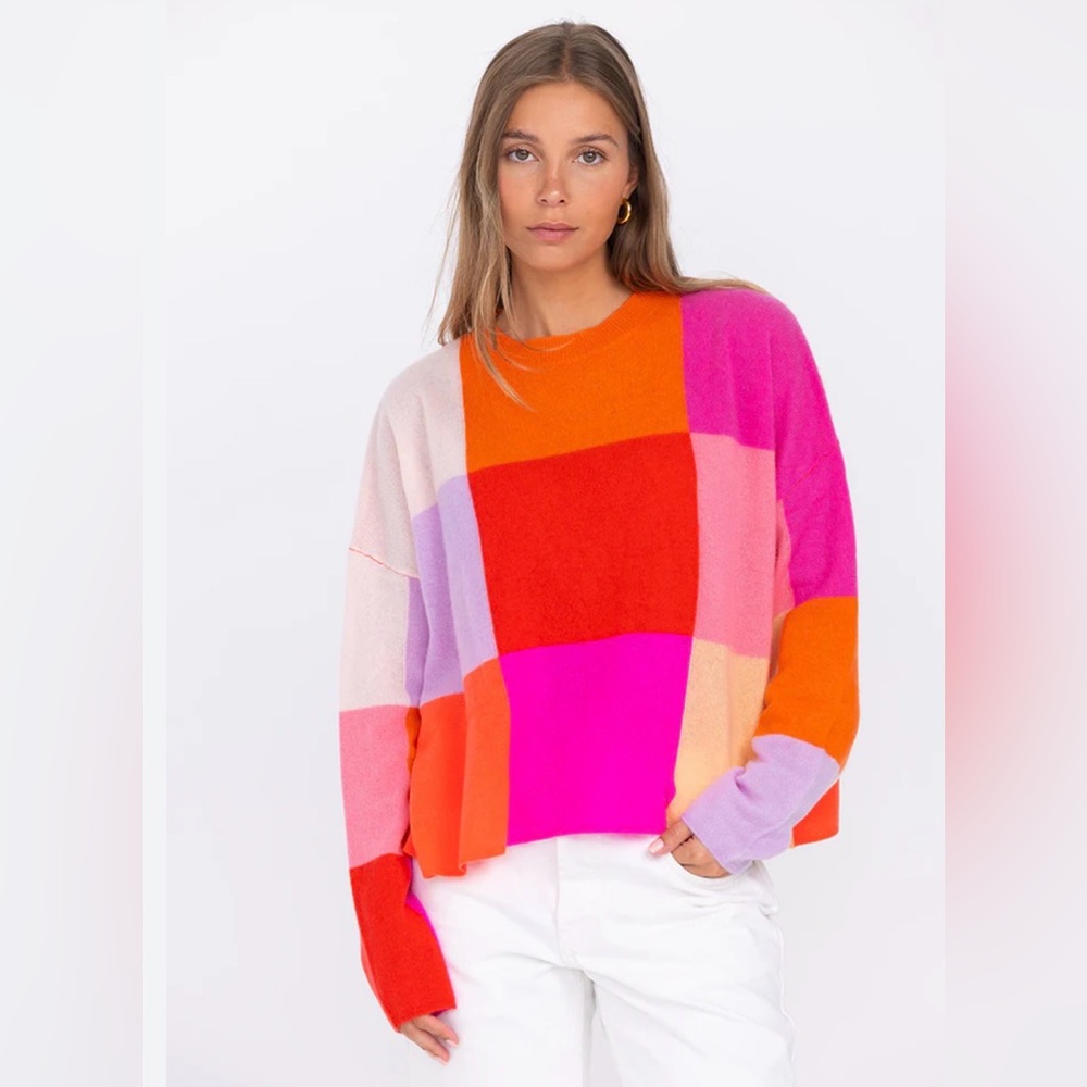 Crush Patchwork‎ Cashmere Sweater